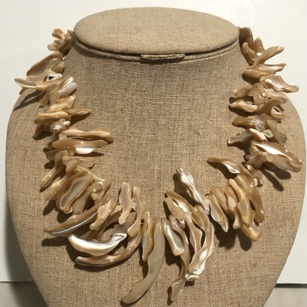 925 Silver Mother of Pearl Necklace